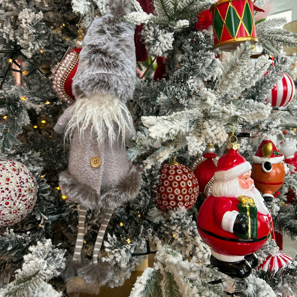 Pendente Pai Natal Cinzento