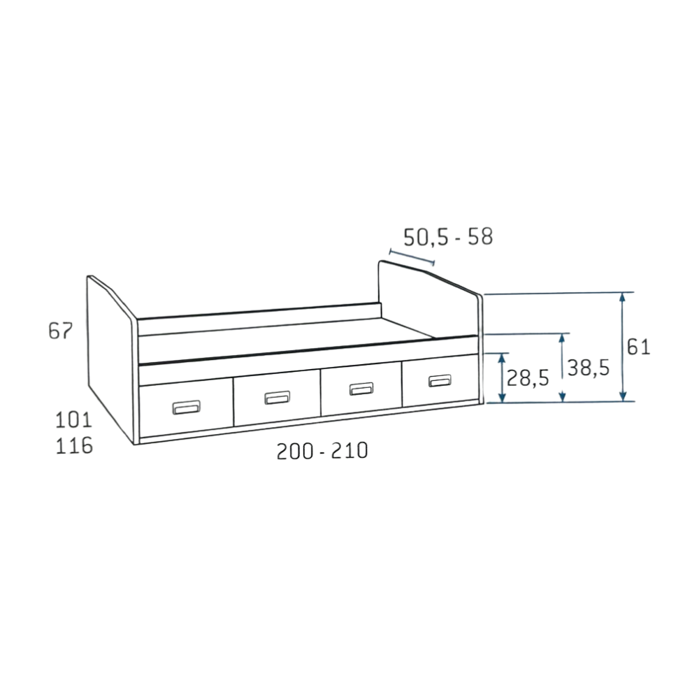 Base de Cama Evolution